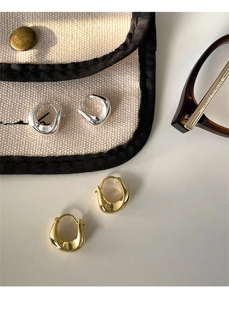 925 Sterling Silver Hoop Earrings for Women