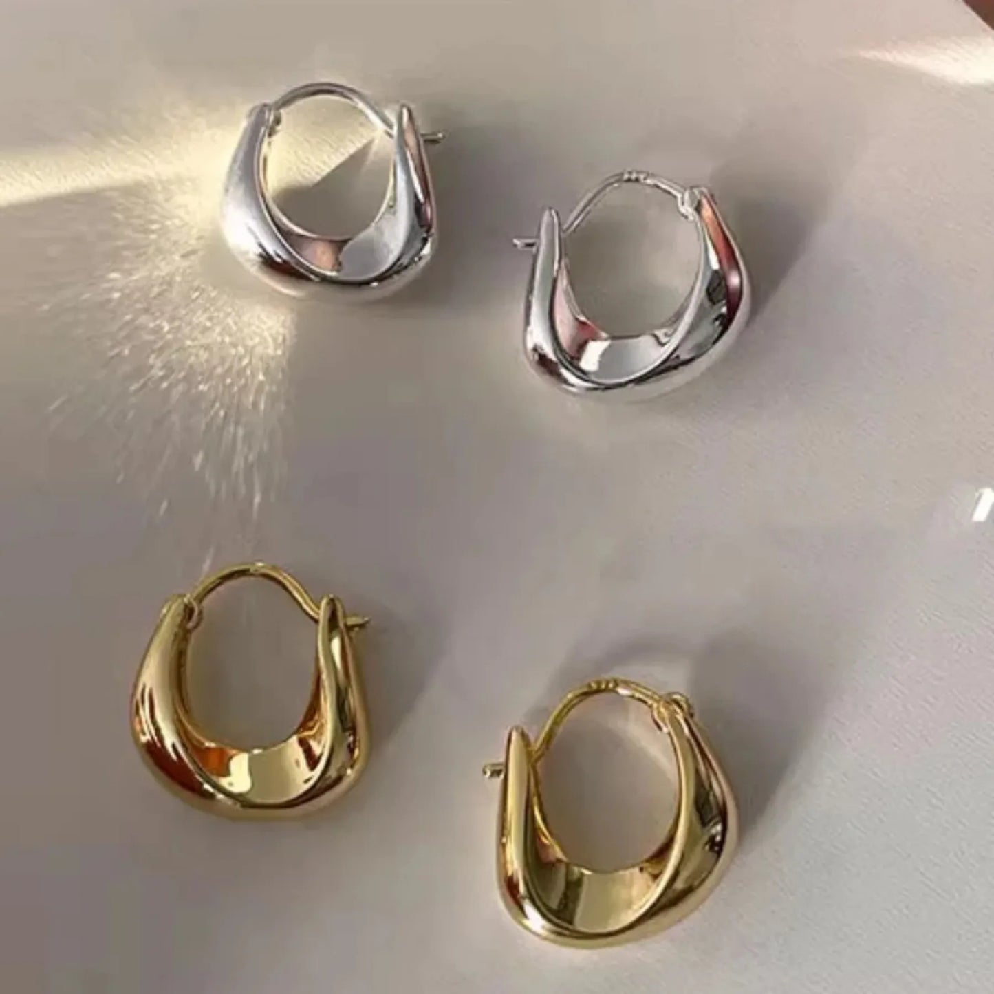 925 Sterling Silver Hoop Earrings for Women